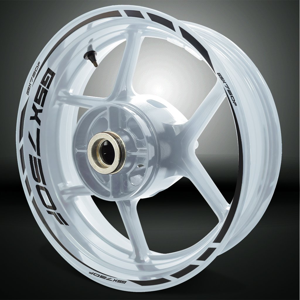 Motorcycle Rim Wheel Decal Accessory Sticker for Suzuki GSX 750F - Motorcycle stickers and decals