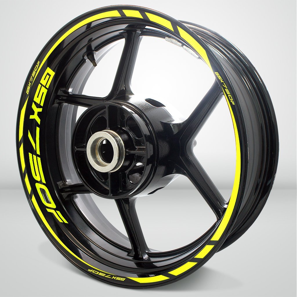 Motorcycle Rim Wheel Decal Accessory Sticker for Suzuki GSX 750F - Motorcycle stickers and decals