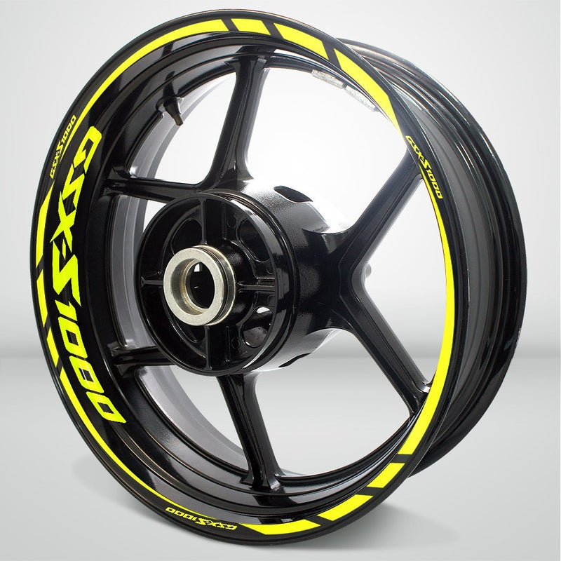 Motorcycle Rim Wheel Decal Accessory Sticker for Suzuki GSXS 1000 - Motorcycle stickers and decals