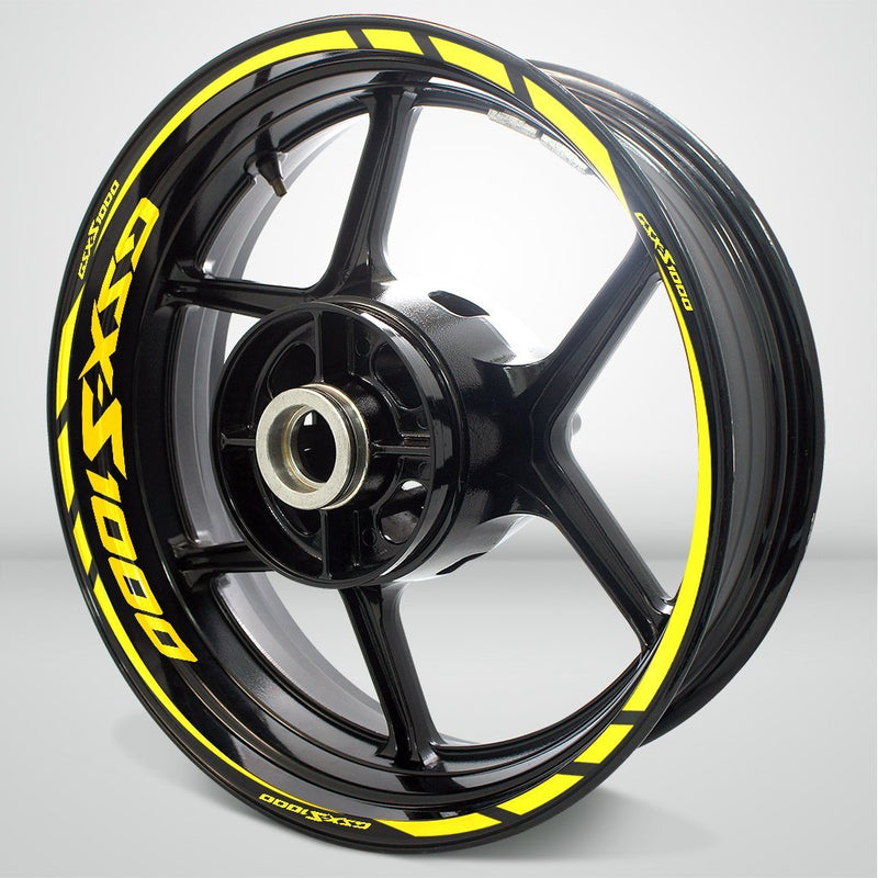 Motorcycle Rim Wheel Decal Accessory Sticker for Suzuki GSXS 1000 - Motorcycle stickers and decals