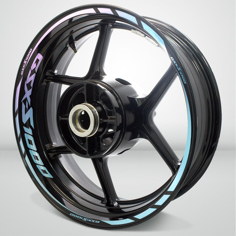 Motorcycle Rim Wheel Decal Accessory Sticker for Suzuki GSXS 1000 - Motorcycle stickers and decals