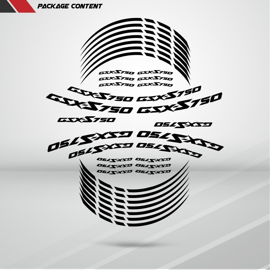 Motorcycle Rim Wheel Decal Accessory Sticker for Suzuki GSXS 750 - Stickman Vinyls