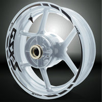 Motorcycle Rim Wheel Decal Accessory Sticker for Suzuki GSXS - Motorcycle stickers and decals