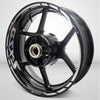 Motorcycle Rim Wheel Decal Accessory Sticker for Suzuki GSXS - Motorcycle stickers and decals