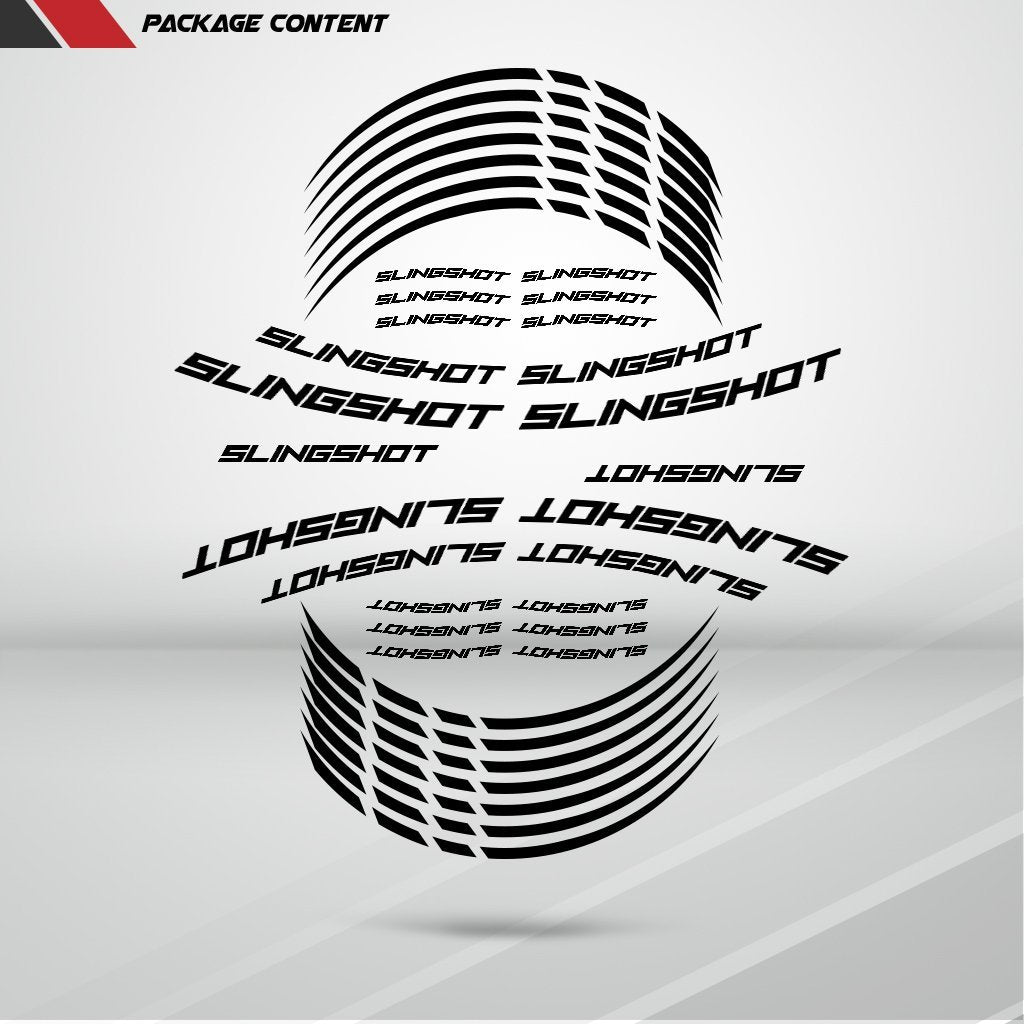 Motorcycle Rim Wheel Decal Accessory Sticker for Suzuki Slingshot - Stickman Vinyls