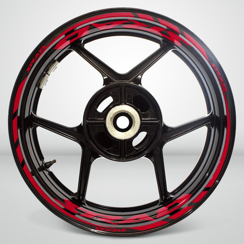 Motorcycle Rim Wheel Decal Accessory Sticker for Suzuki SRAD - Motorcycle stickers and decals