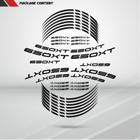 Motorcycle Rim Wheel Decal Accessory Sticker for Suzuki Vstrom 650XT - Motorcycle stickers and decals