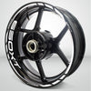 Motorcycle Rim Wheel Decal Accessory Sticker for Suzuki Vstrom 650XT - Motorcycle stickers and decals
