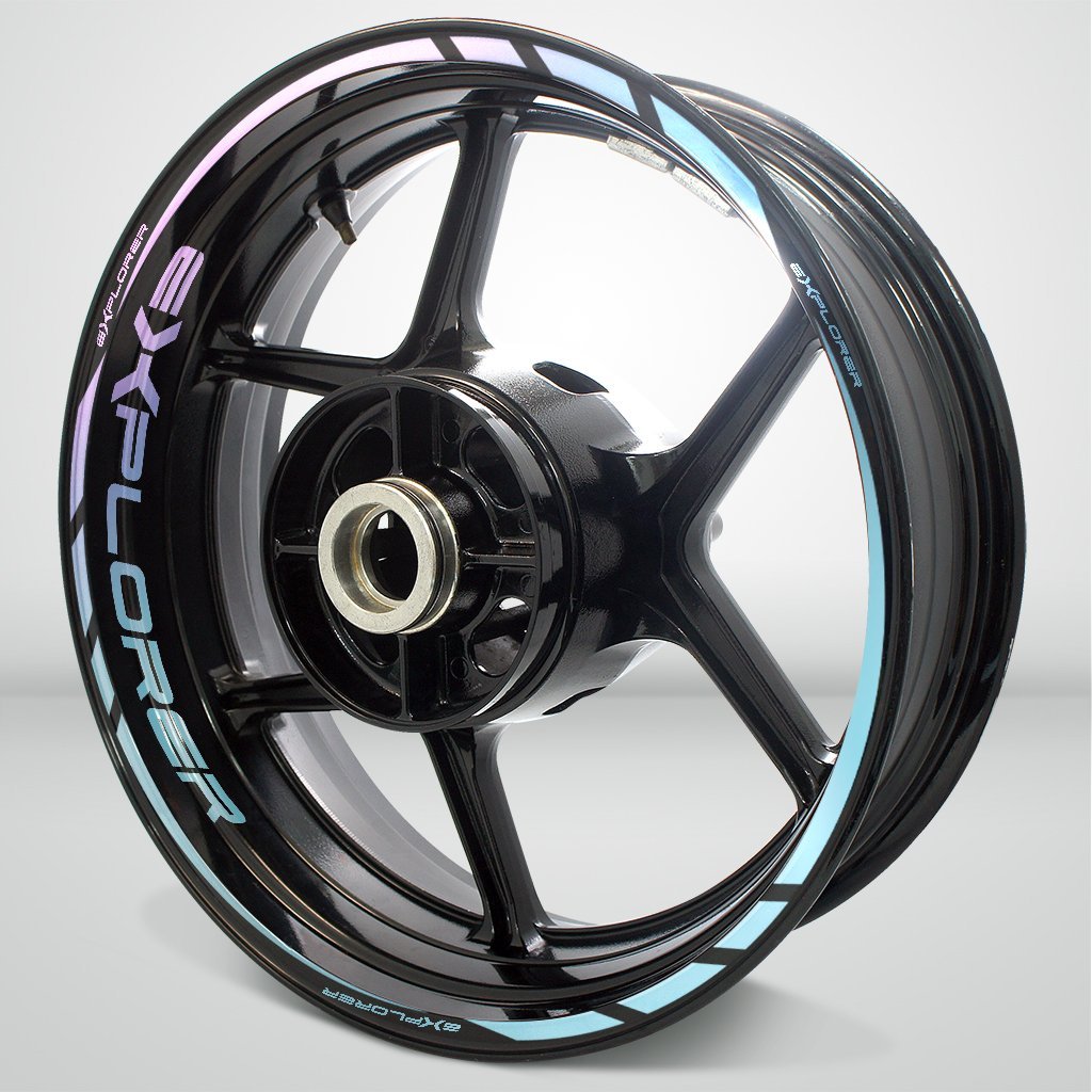 Motorcycle Rim Wheel Decal Accessory Sticker for Triumph Explorer - Motorcycle stickers and decals