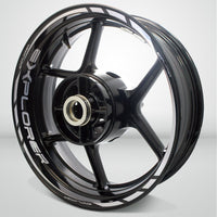 Motorcycle Rim Wheel Decal Accessory Sticker for Triumph Explorer - Motorcycle stickers and decals