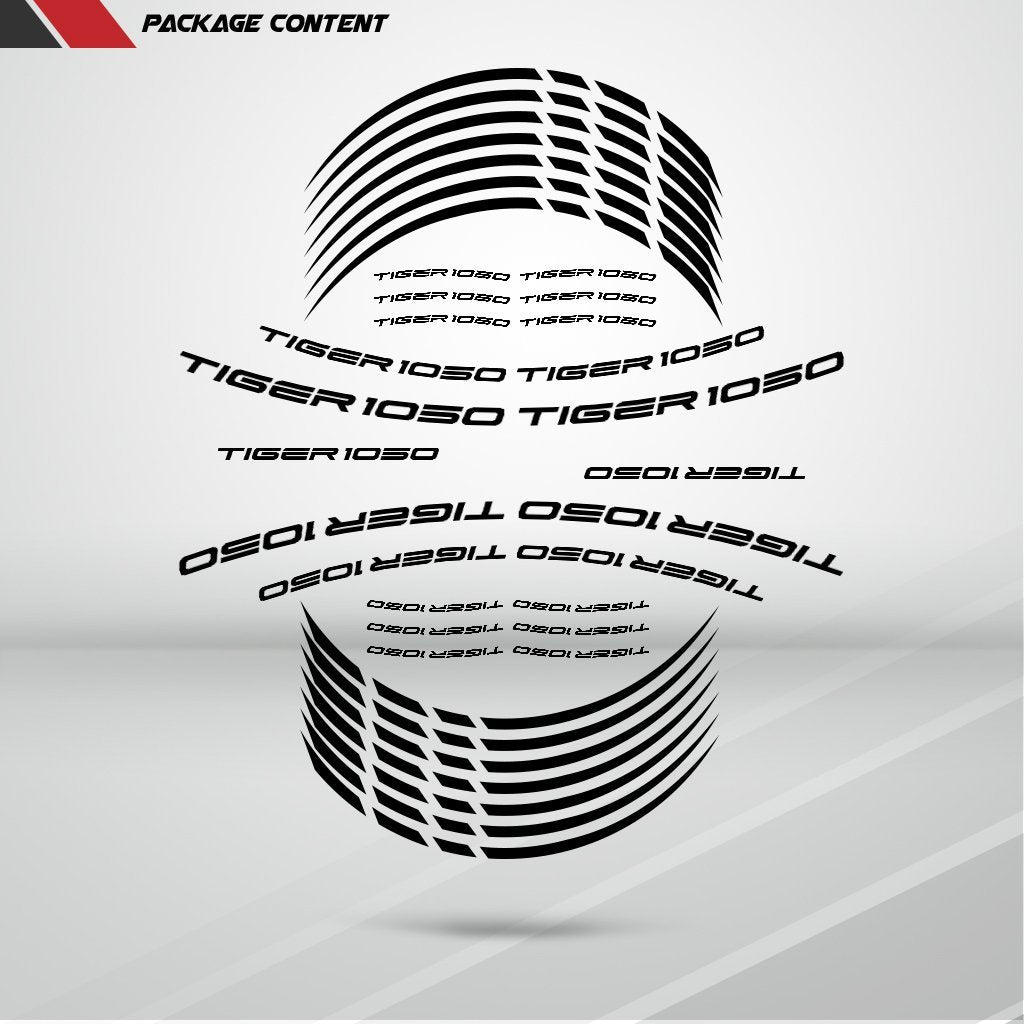 Motorcycle Rim Wheel Decal Accessory Sticker for Triumph Tiger 1050 - Stickman Vinyls