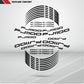 Motorcycle Rim Wheel Decal Accessory Sticker for Yamaha FJ 1100 - Stickman Vinyls