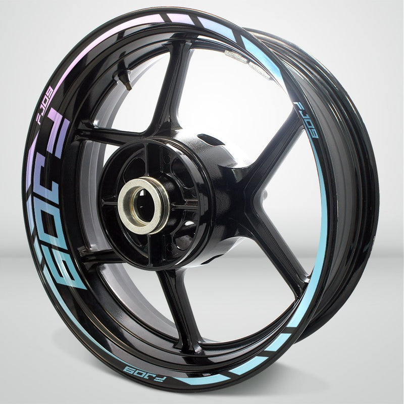 Motorcycle Rim Wheel Decal Accessory Sticker for Yamaha FJ09 Tracer - Motorcycle stickers and decals