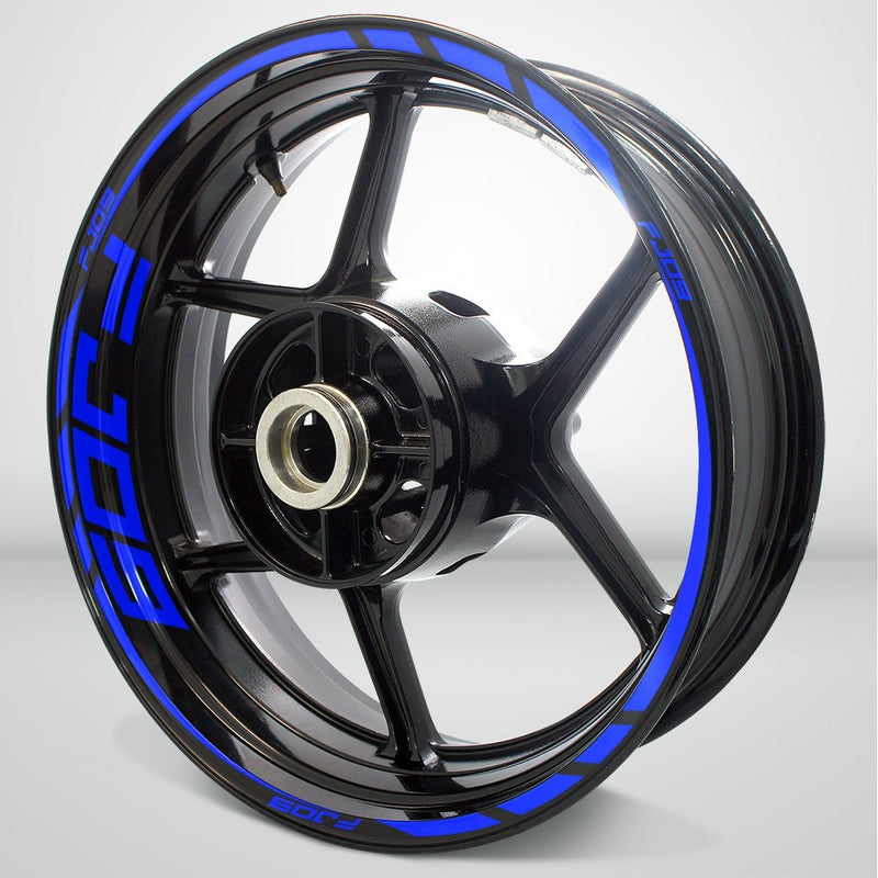 Motorcycle Rim Wheel Decal Accessory Sticker for Yamaha FJ09 Tracer - Motorcycle stickers and decals