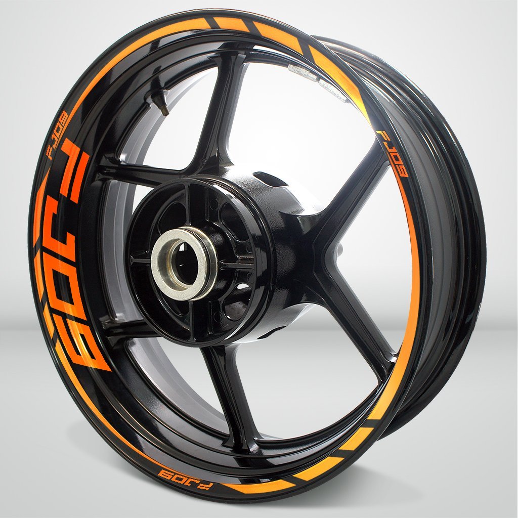 Motorcycle Rim Wheel Decal Accessory Sticker for Yamaha FJ09 Tracer - Motorcycle stickers and decals