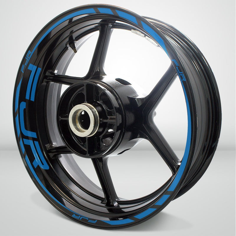 Motorcycle Rim Wheel Decal Accessory Sticker for Yamaha FJR - Motorcycle stickers and decals