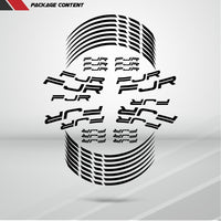 Motorcycle Rim Wheel Decal Accessory Sticker for Yamaha FJR - Motorcycle stickers and decals