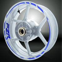 Motorcycle Rim Wheel Decal Accessory Sticker for Yamaha FZR - Motorcycle stickers and decals