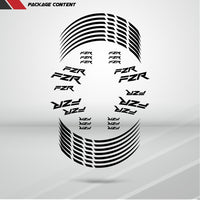 Motorcycle Rim Wheel Decal Accessory Sticker for Yamaha FZR - Motorcycle stickers and decals