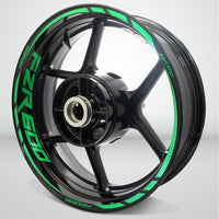 Motorcycle Rim Wheel Decal Accessory Sticker for Yamaha FZR 600 - Motorcycle stickers and decals