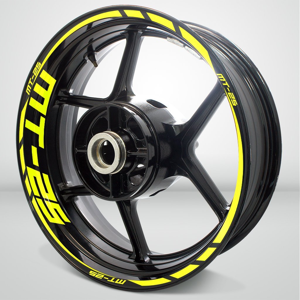 Motorcycle Rim Wheel Decal Accessory Sticker for Yamaha MT25 - Motorcycle stickers and decals