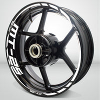 Motorcycle Rim Wheel Decal Accessory Sticker for Yamaha MT25 - Motorcycle stickers and decals