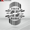 Motorcycle Rim Wheel Decal Accessory Sticker for Yamaha MT25 - Motorcycle stickers and decals