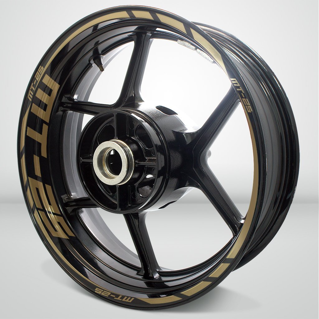 Motorcycle Rim Wheel Decal Accessory Sticker for Yamaha MT25 - Motorcycle stickers and decals