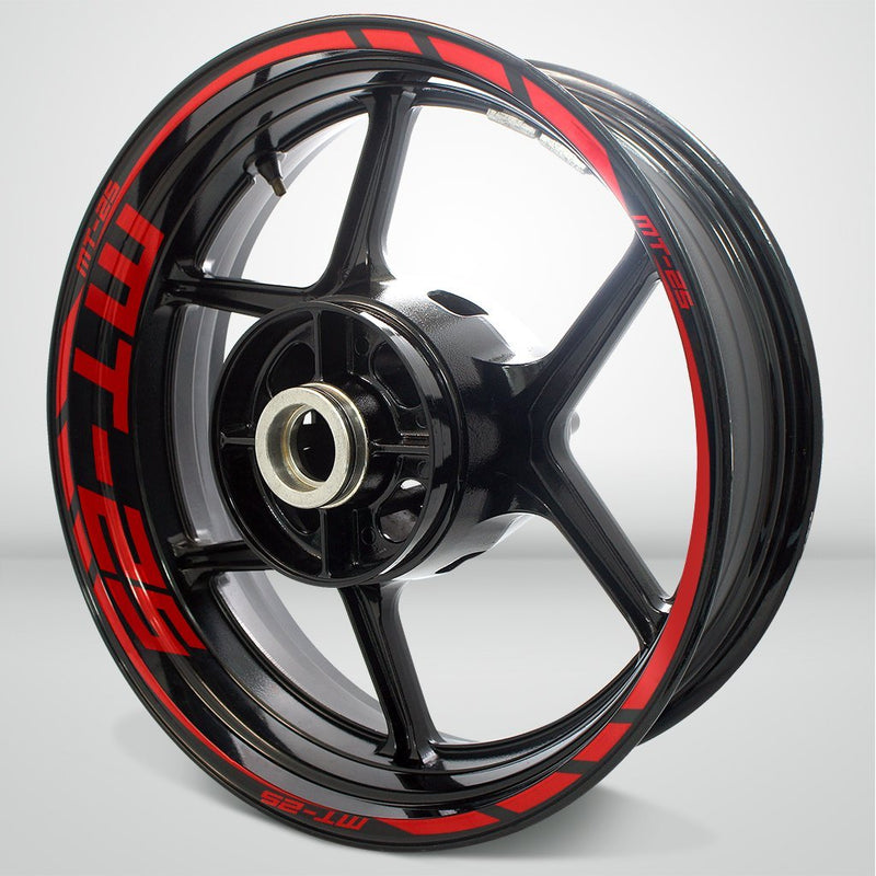 Motorcycle Rim Wheel Decal Accessory Sticker for Yamaha MT25 - Motorcycle stickers and decals