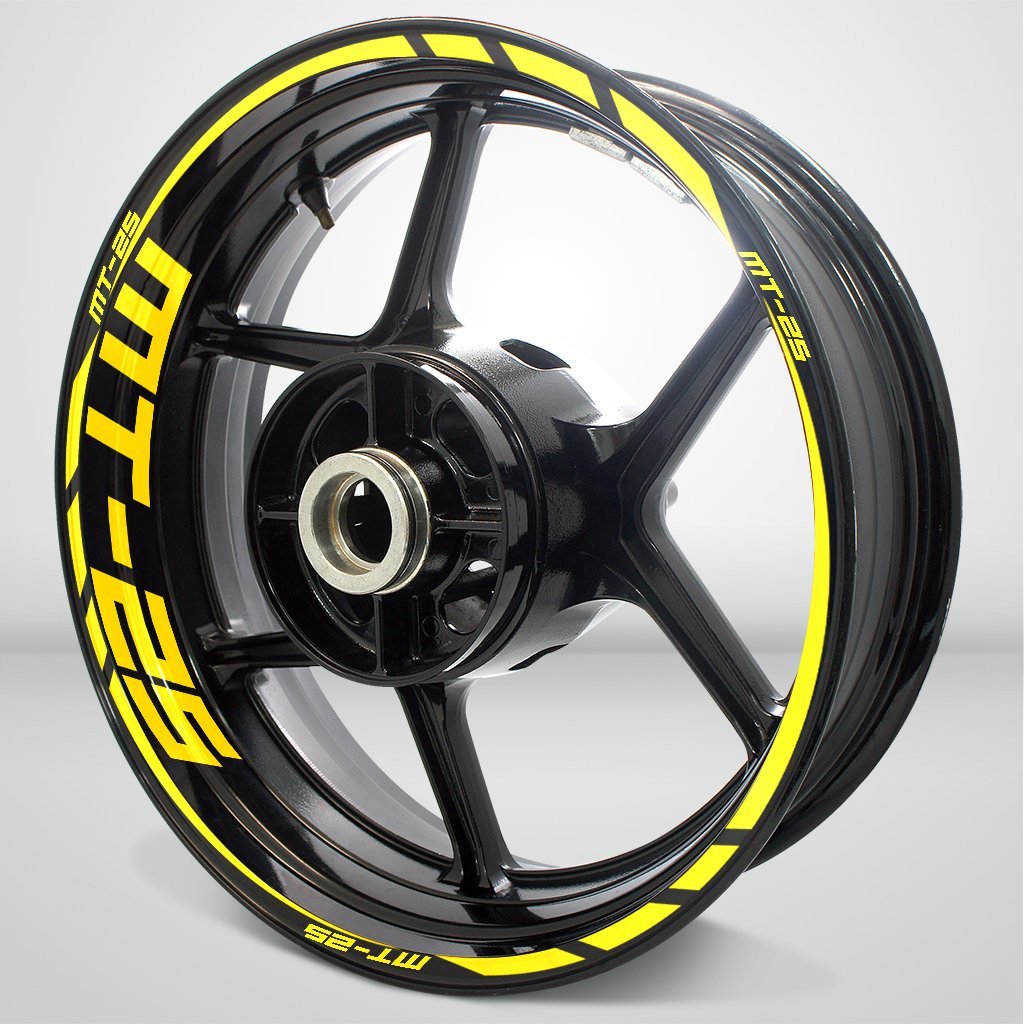 Motorcycle Rim Wheel Decal Accessory Sticker for Yamaha MT25 - Motorcycle stickers and decals