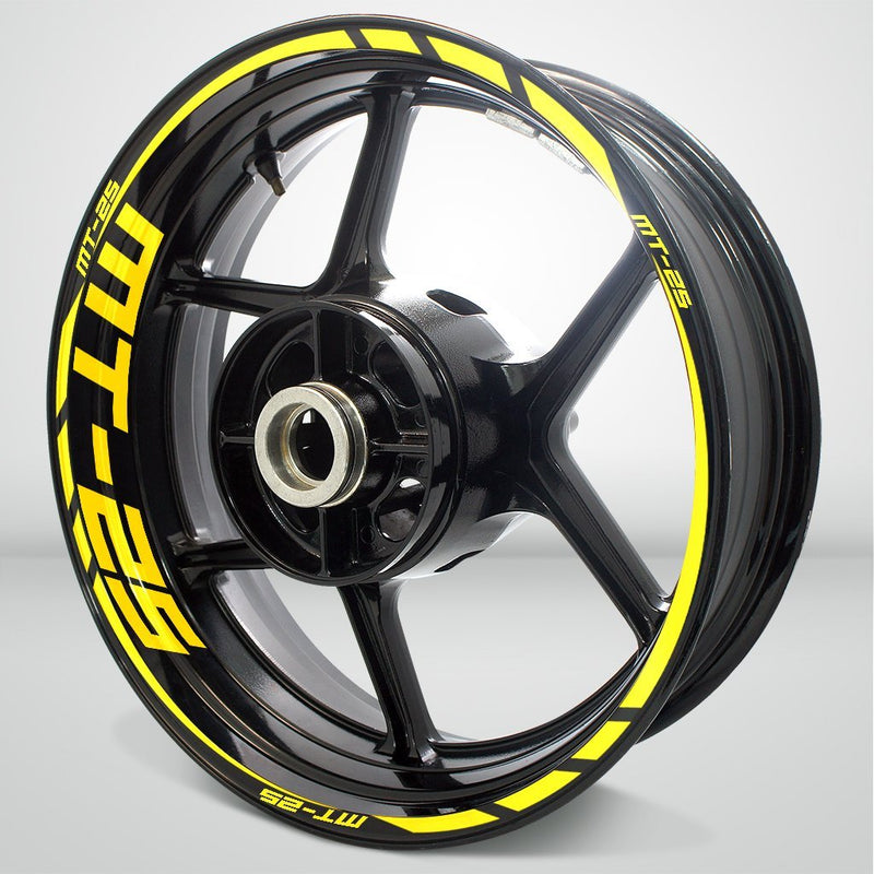 Motorcycle Rim Wheel Decal Accessory Sticker for Yamaha MT25 - Motorcycle stickers and decals