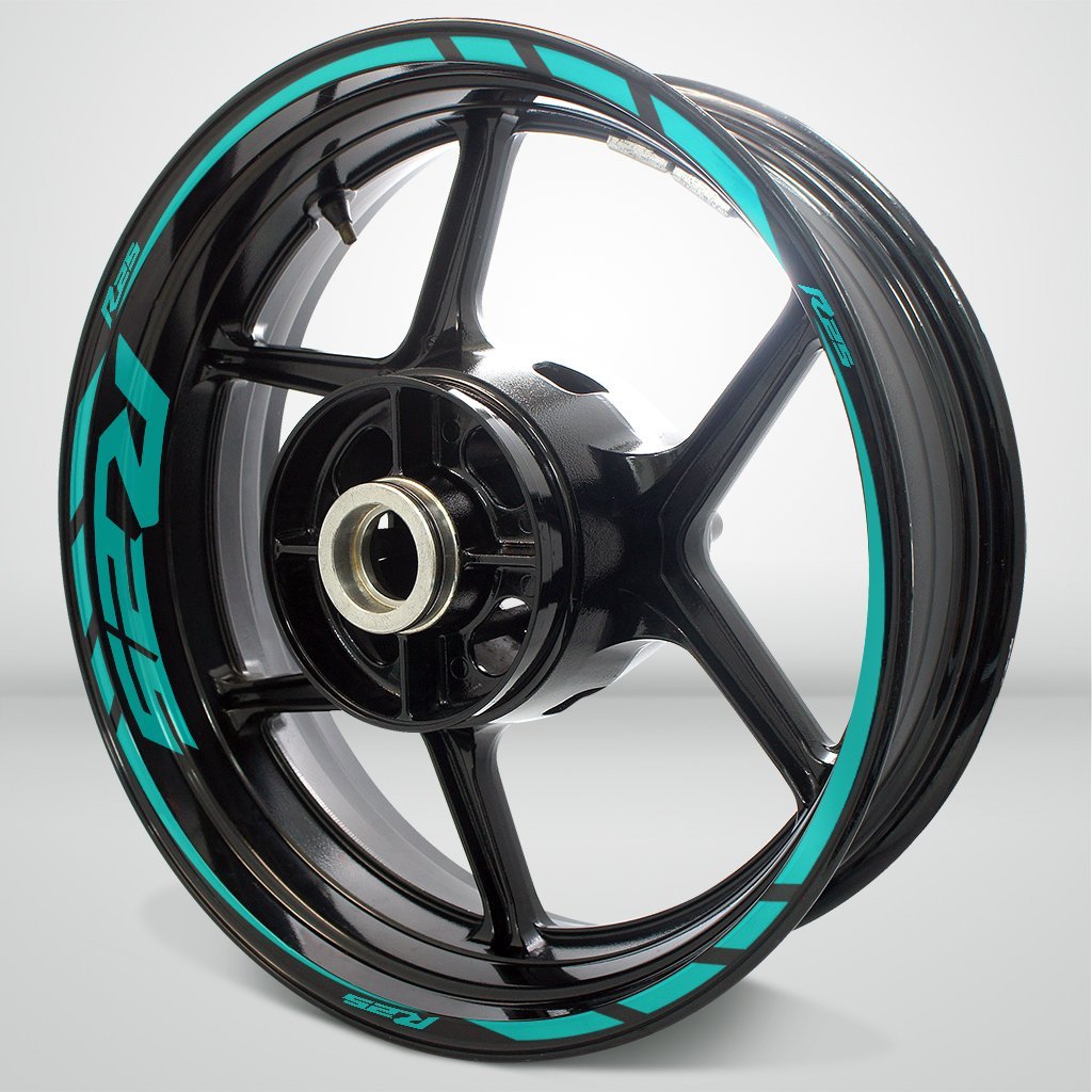 Motorcycle Rim Wheel Decal Accessory Sticker for Yamaha R25 - Motorcycle stickers and decals