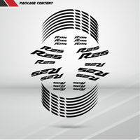 Motorcycle Rim Wheel Decal Accessory Sticker for Yamaha R25 - Motorcycle stickers and decals