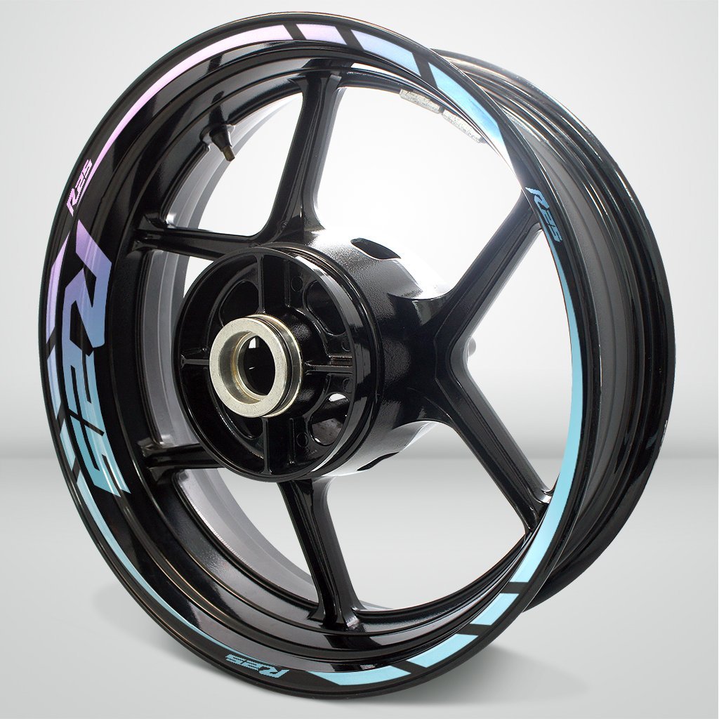 Motorcycle Rim Wheel Decal Accessory Sticker for Yamaha R25 - Motorcycle stickers and decals
