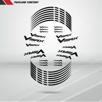Motorcycle Rim Wheel Decal Accessory Sticker for Yamaha VMAX - Motorcycle stickers and decals