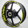 Motorcycle Rim Wheel Decal Accessory Sticker for Yamaha XSR700 - Motorcycle stickers and decals
