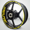 Motorcycle Rim Wheel Decal Accessory Sticker for Yamaha XSR700 - Motorcycle stickers and decals