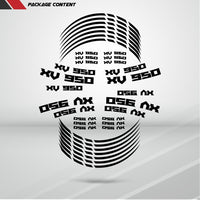 Motorcycle Rim Wheel Decal Accessory Sticker for Yamaha XV950 - Motorcycle stickers and decals
