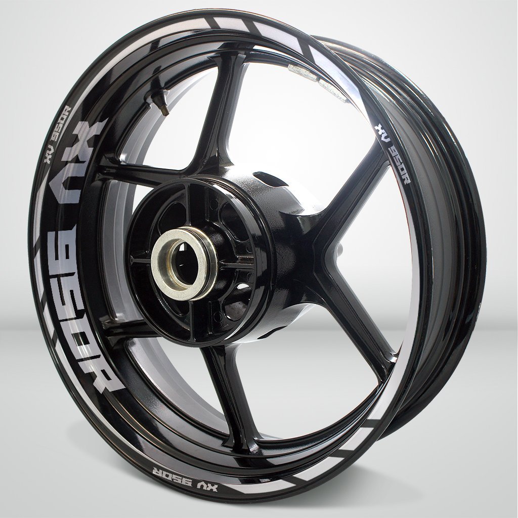 Motorcycle Rim Wheel Decal Accessory Sticker for Yamaha XV950R - Motorcycle stickers and decals