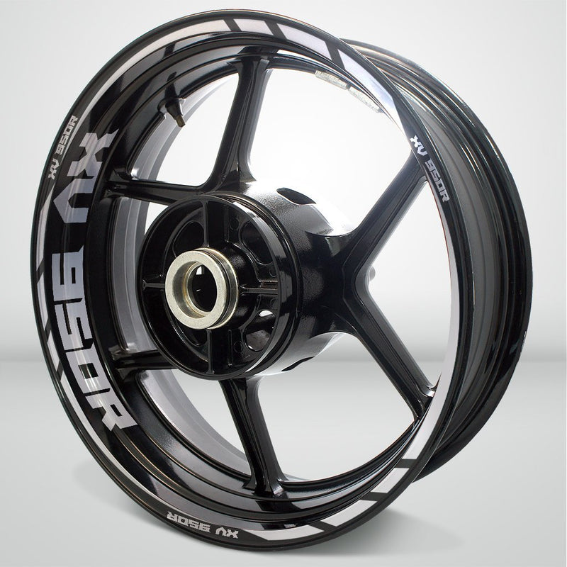 Motorcycle Rim Wheel Decal Accessory Sticker for Yamaha XV950R - Motorcycle stickers and decals