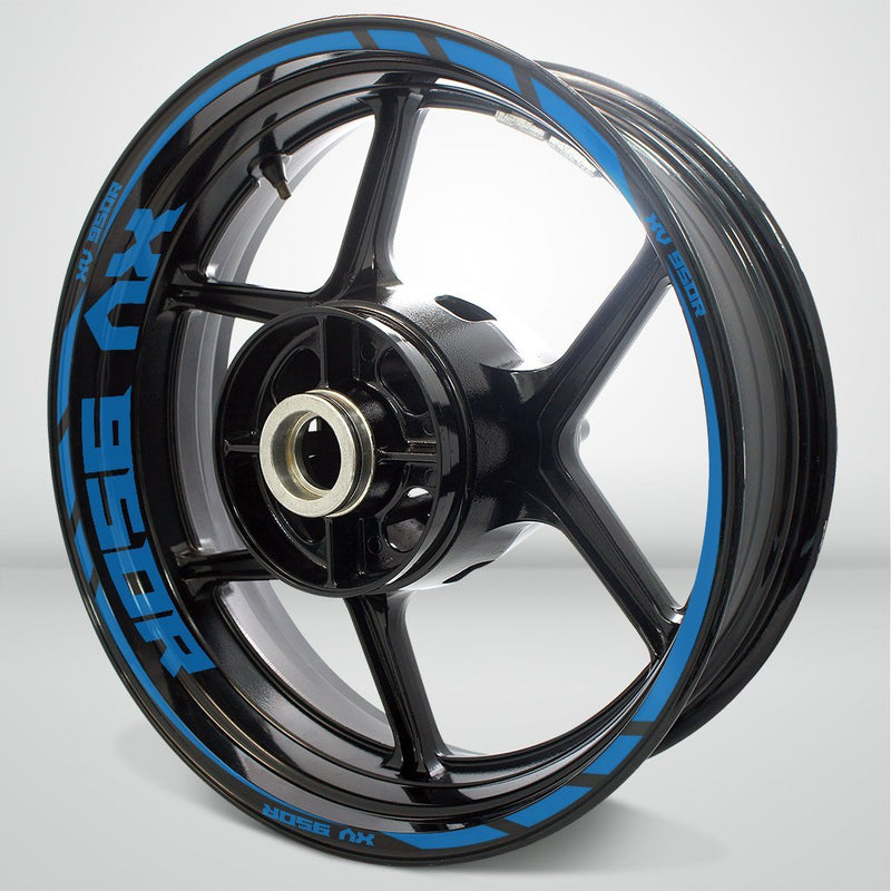 Motorcycle Rim Wheel Decal Accessory Sticker for Yamaha XV950R - Motorcycle stickers and decals