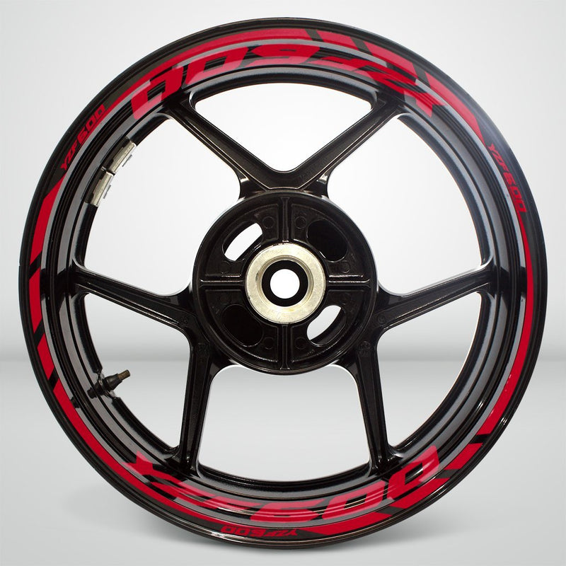 Motorcycle Rim Wheel Decal Accessory Sticker for Yamaha YZF 600 - Motorcycle stickers and decals