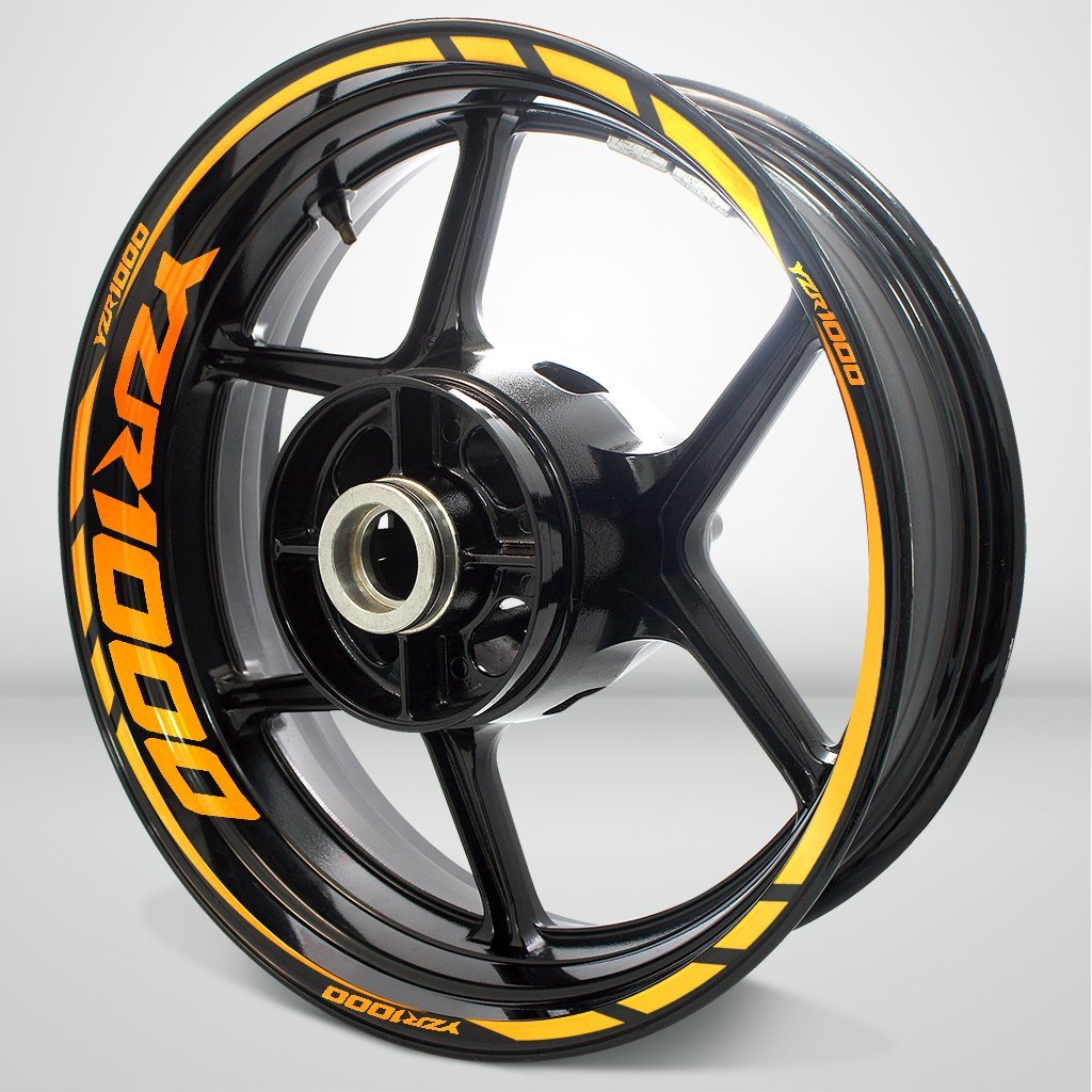 Motorcycle Rim Wheel Decal Accessory Sticker for Yamaha YZR 1000 - Motorcycle stickers and decals