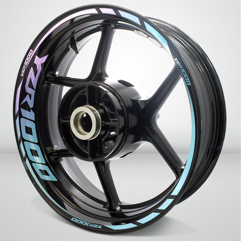 Motorcycle Rim Wheel Decal Accessory Sticker for Yamaha YZR 1000 - Motorcycle stickers and decals