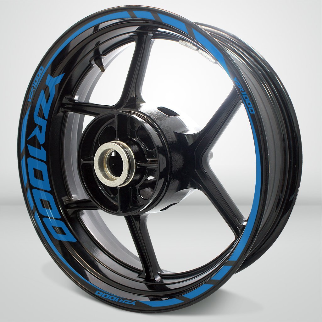 Motorcycle Rim Wheel Decal Accessory Sticker for Yamaha YZR 1000 - Motorcycle stickers and decals