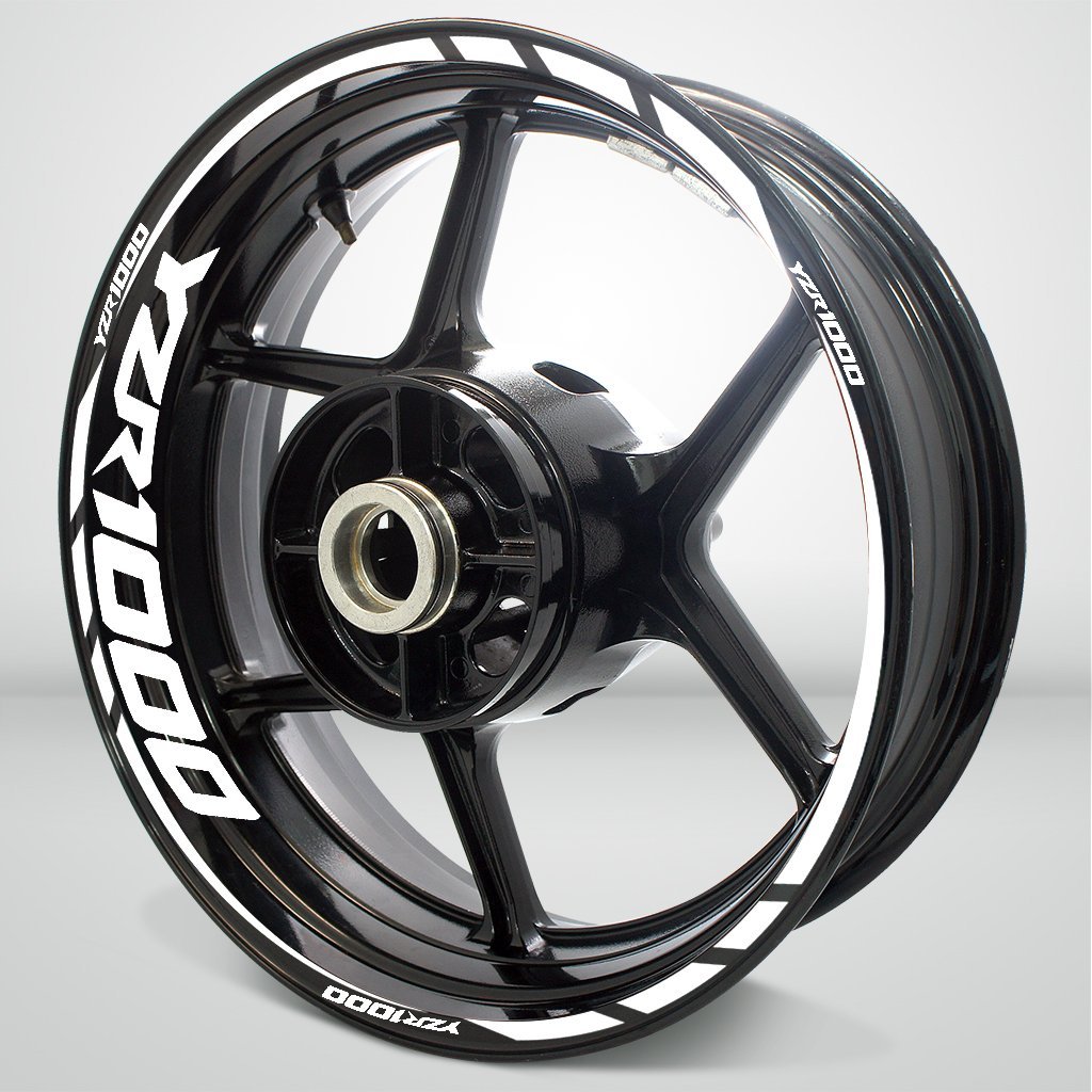 Motorcycle Rim Wheel Decal Accessory Sticker for Yamaha YZR 1000 - Motorcycle stickers and decals