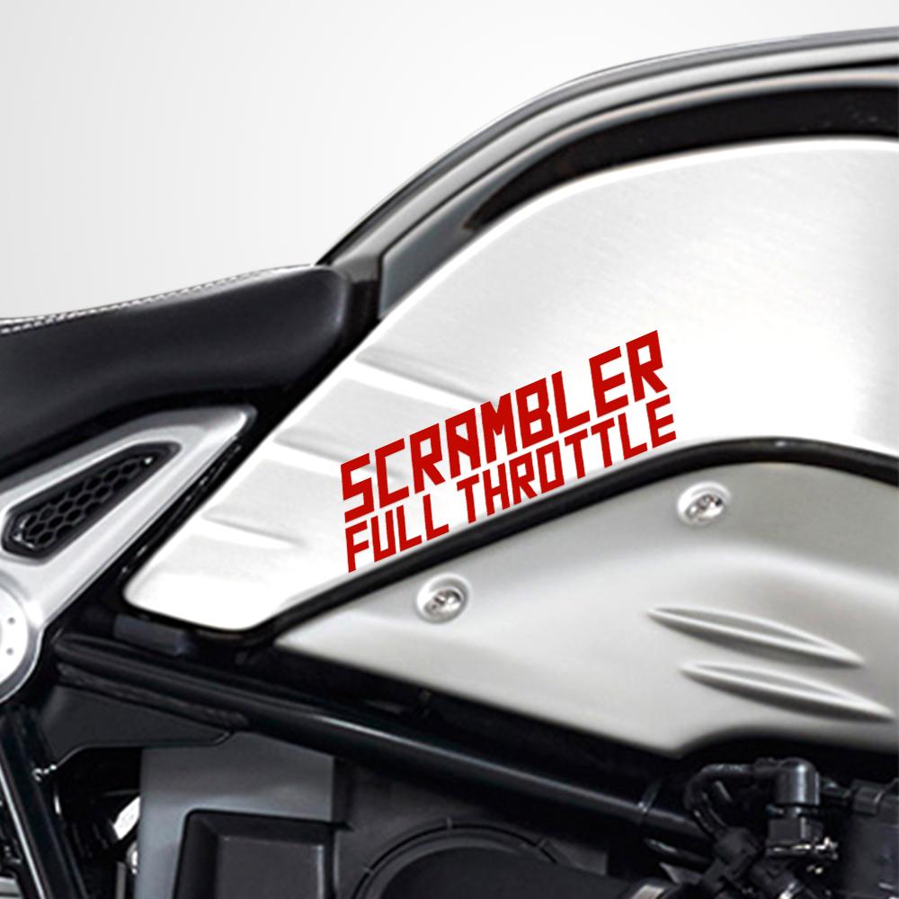 Motorcycle Superbike Sticker Decal Pack Waterproof High quality for Ducati Scrambler Full Throttle - Motorcycle stickers and decals