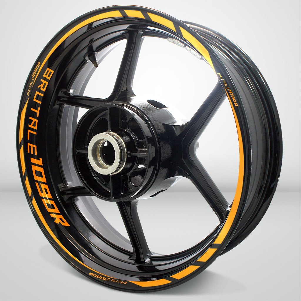 MV Agusta Brutale Motorcycle Rim Wheel Decal Accessory Sticker - Motorcycle stickers and decals