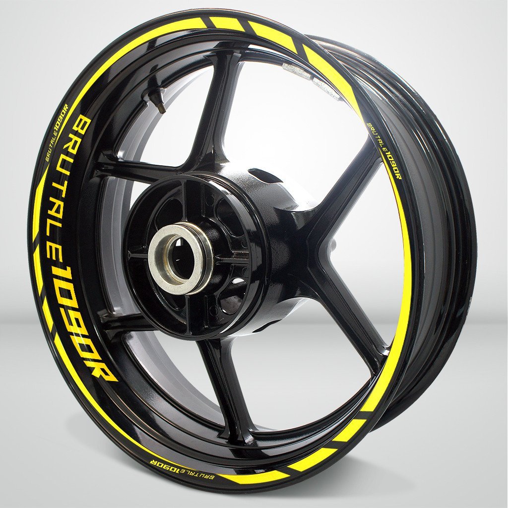 MV Agusta Brutale Motorcycle Rim Wheel Decal Accessory Sticker - Motorcycle stickers and decals