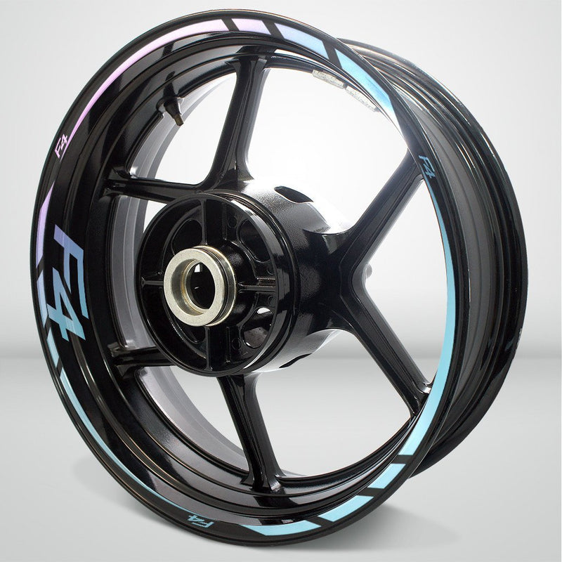 MV Agusta F4 Motorcycle Rim Wheel Decal Accessory Sticker - Motorcycle stickers and decals